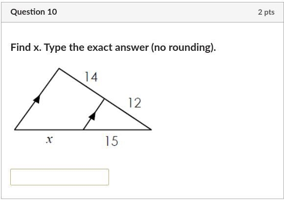 Find x 14, 12, 15, x-example-1