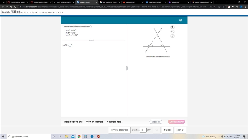 Use the given information to find m-example-1