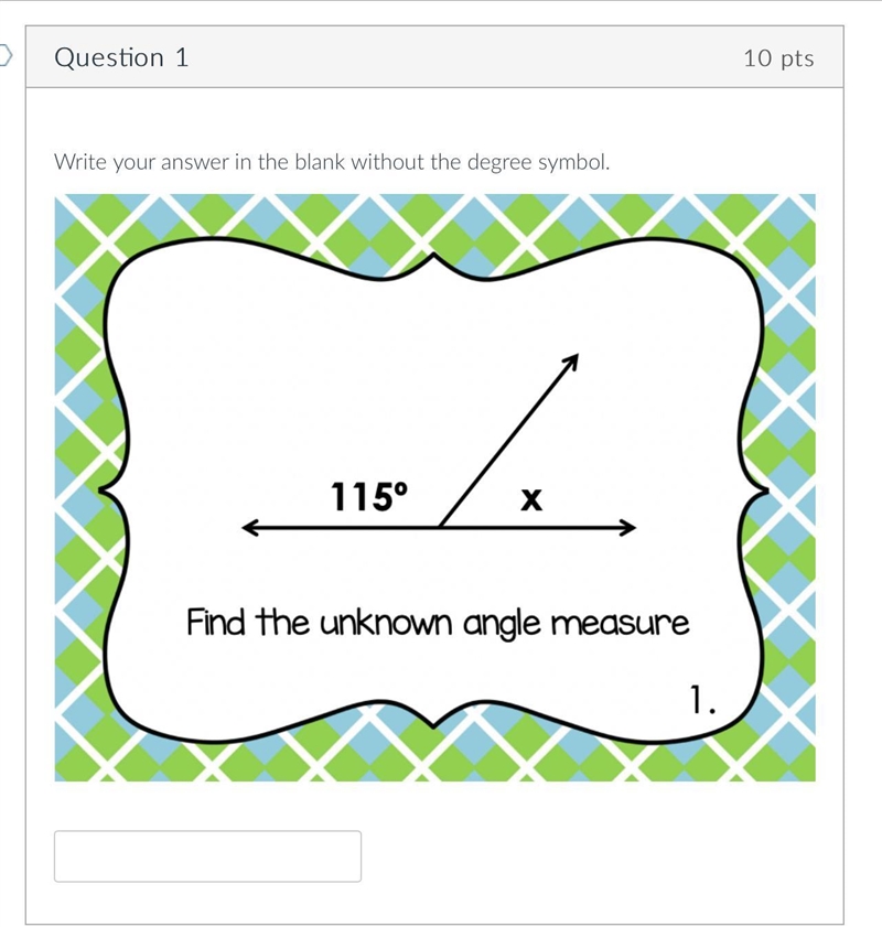 Find the unknown angle measurement-example-1