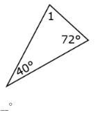 Determine the measure of <1 in the figure. PLEASE HURRY!!-example-1