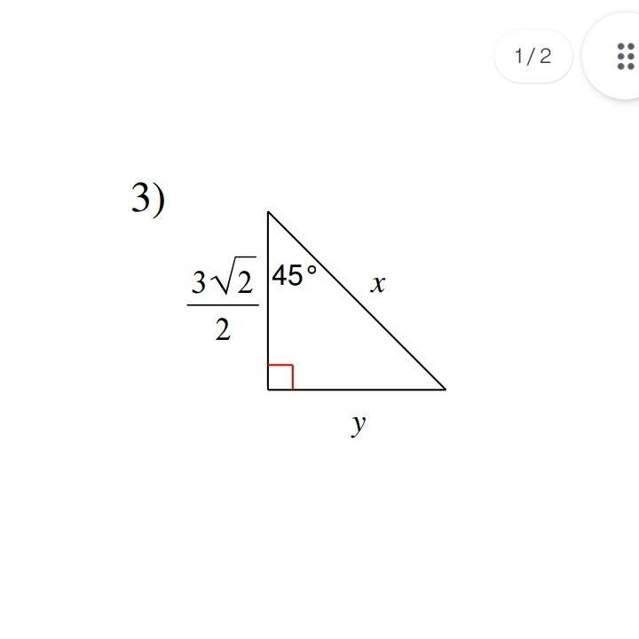 Find the missing sides Use the image below-example-1