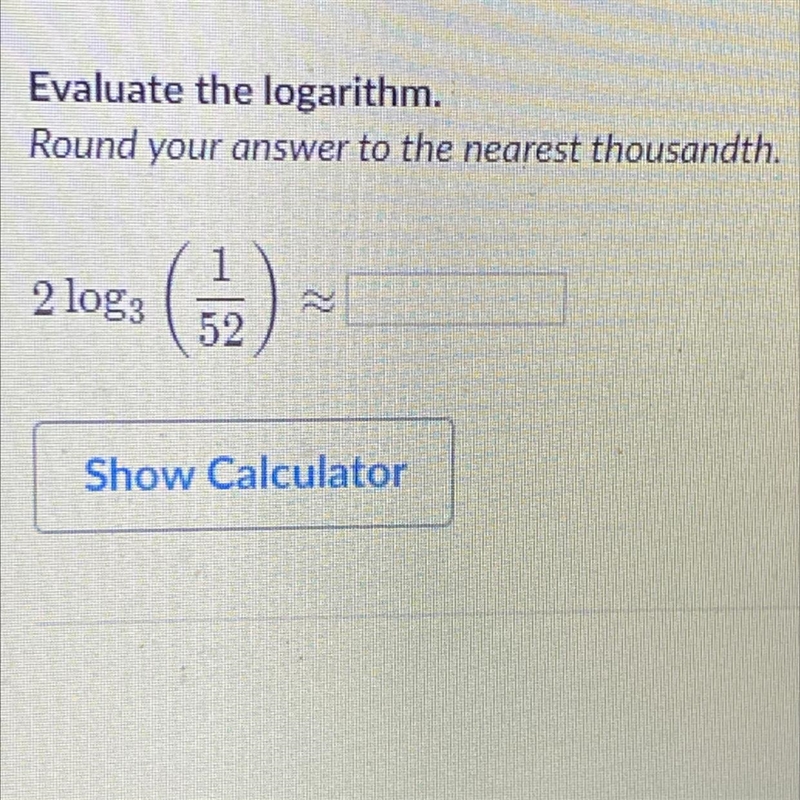 Evaluate the logarithm.-example-1