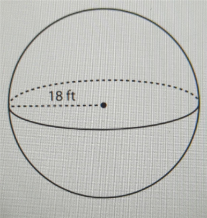 What is the Volume of the Sphere? ​-example-1