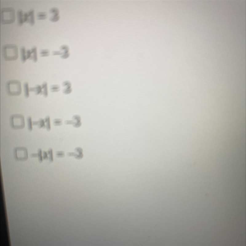 What equations for x=-3 is a possible solution?-example-1