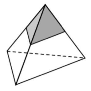 In problem 7-14 your class constructed a large tetrahedron like the one at right. Assume-example-1