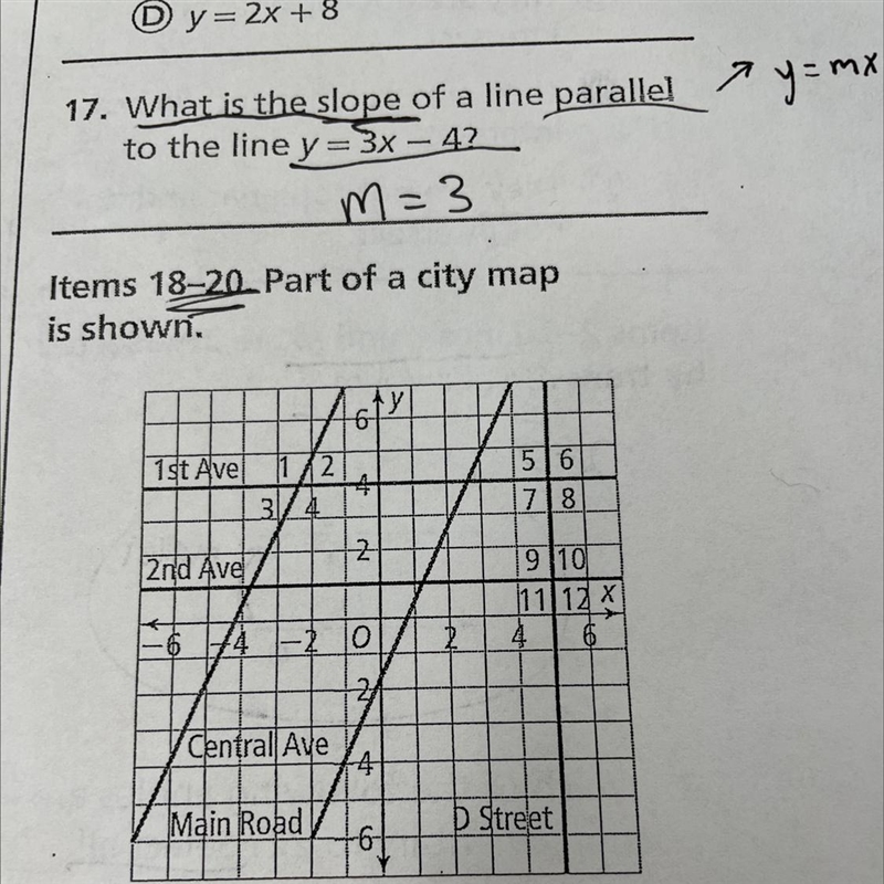 GRAPH GOES WITH MY QUESTION OF NUMBER 20!!! Question 20. If the measure of angle 5 = x-example-1