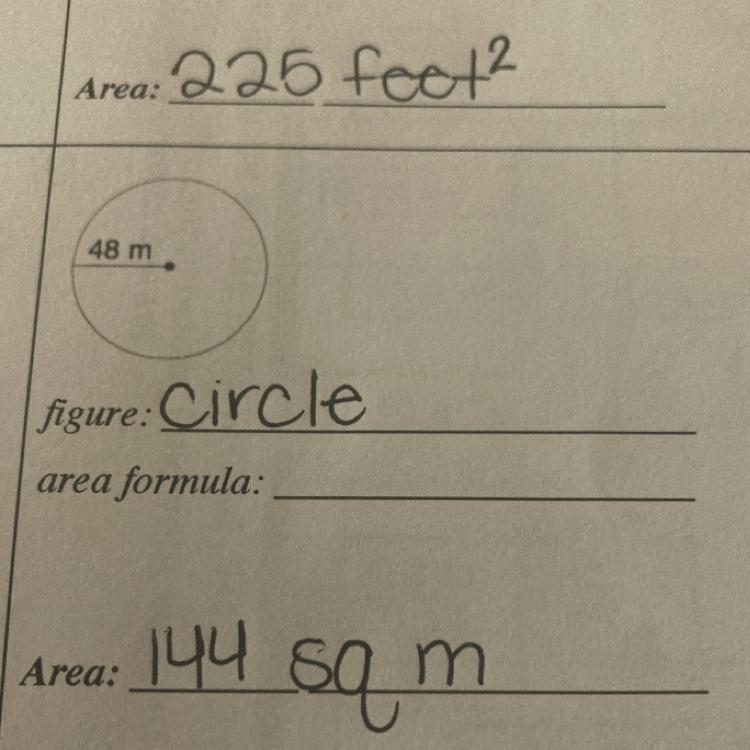 What’s the area formula, of 48m-example-1