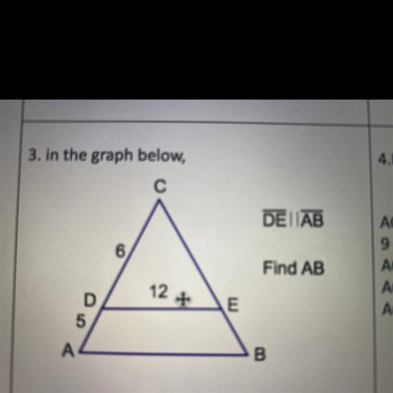 In the graph below find AB-example-1