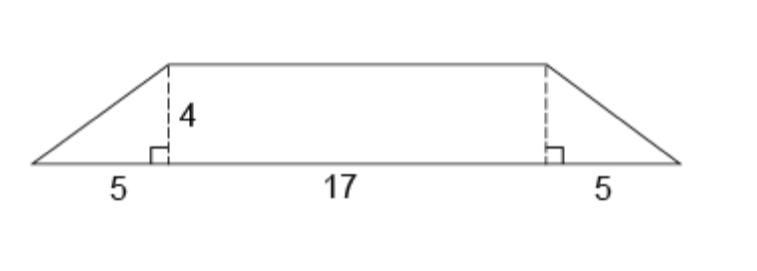 What is the area of this trapezoid?-example-1