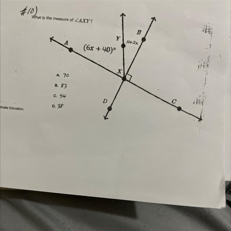 What is the measure of-example-1