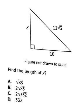 Find the length of X?-example-1