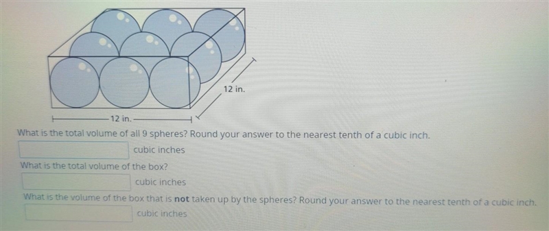 This one is hard! try your best please. A box contains 9 identical glass spheres that-example-1