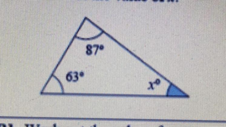 Work out the value of x-example-1