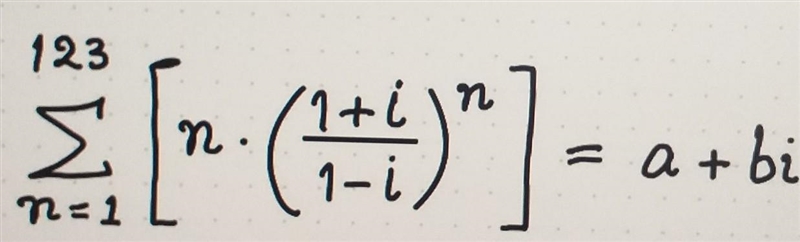 When a,b are real number and i^2 = -1 then what is value of |a-b| ? help me please-example-1