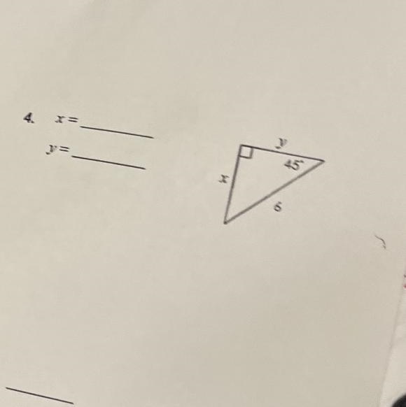 Find the value of each variable x= y=-example-1