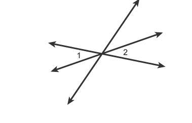 Which relationship describes angles 1 and 2? complementary angles supplementary angles-example-1