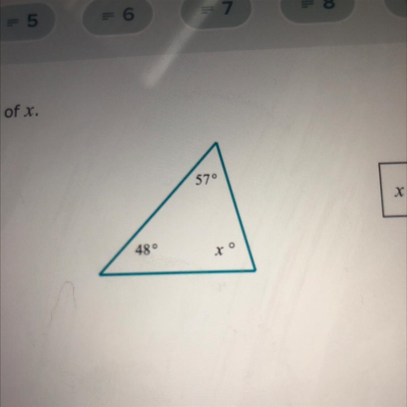 Find the value of x.-example-1