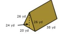 Find SURFACE AREA. Show your calculations for each face.-example-1