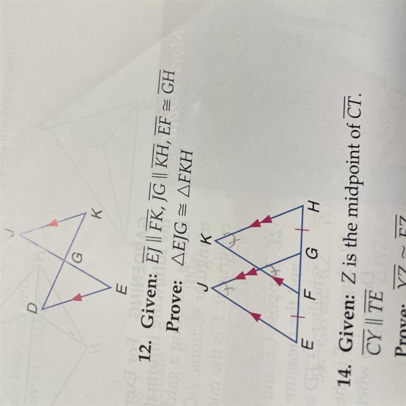 How to write a two column proof for number 12?-example-1