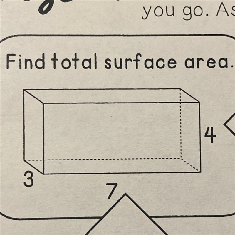 Find total surface area. 4 7 3-example-1