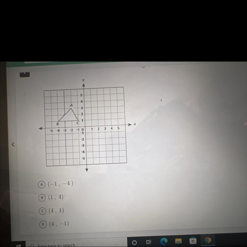 If triangle is rotated 90° clockwise about the origin what will be thr new coordinates-example-1