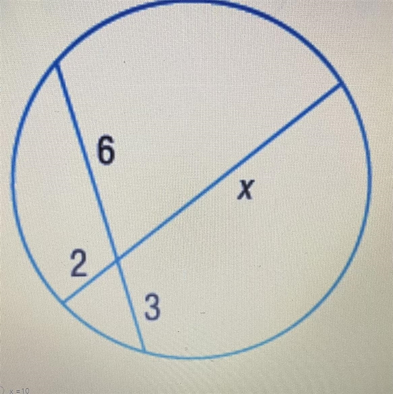 Find the value of X pls help me-example-1