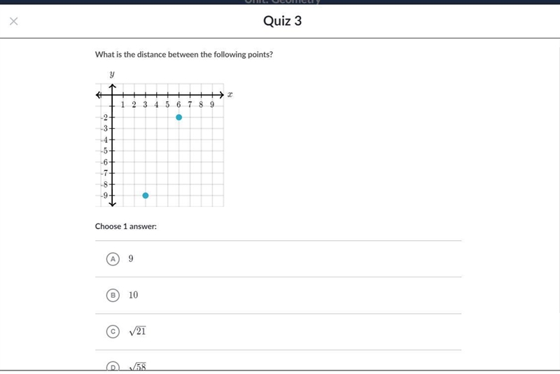 What is the distance between the following points?-example-1