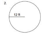 Find the circumference of the circle and show work-example-1