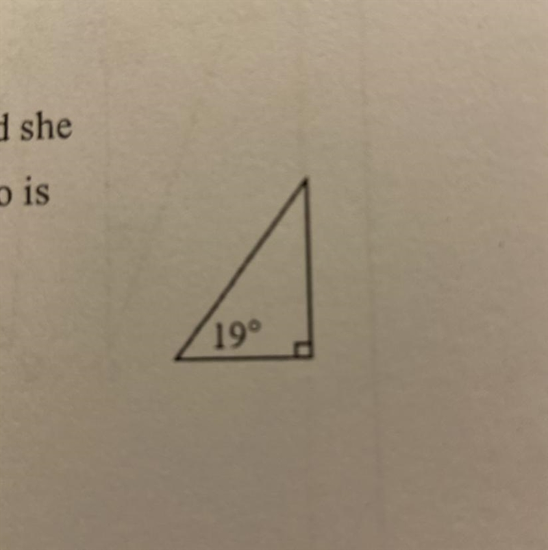 - Lyra was trying to determine the slope ratio for the triangle at right, and she-example-1