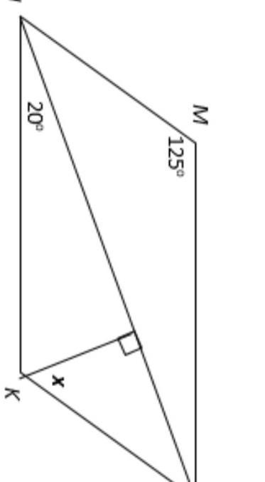 Figure JKLM is a parallelogram. What is the value of x?A.55° B.45° C.35° D.65°-example-1