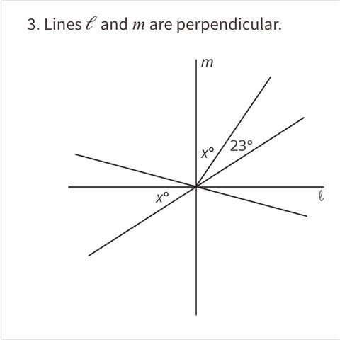 Write an equation that represents a relationship between these angles. Do NOT use-example-1