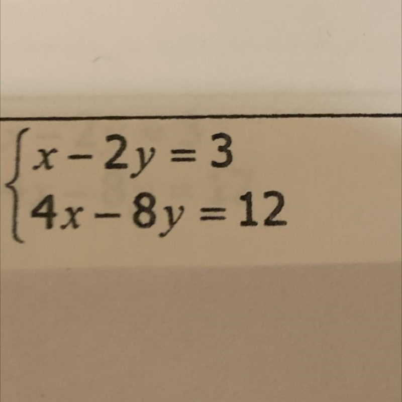 X - 2y = 3 14x - 8y = 12-example-1