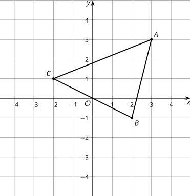 Triangle ABC is graphed. (image included) 1) Transform triangle ABC using the rule-example-1