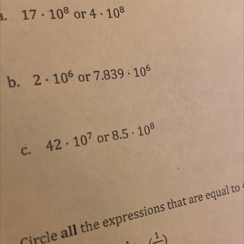 Please help me figure out which one is greater for a b c-example-1