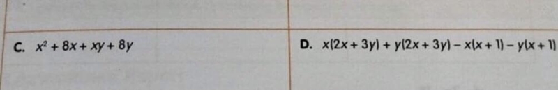 Please help with these 2 problems in math!!! thank uu!! (factorize the expressions-example-1