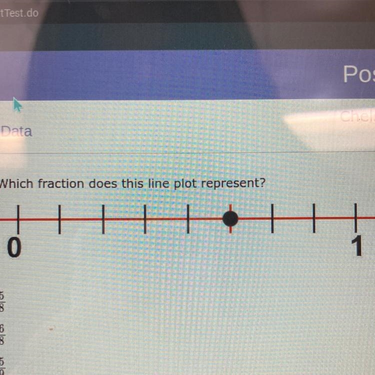 Which fraction does this line plot represent? 5/8 6/8 5/9 3/8-example-1