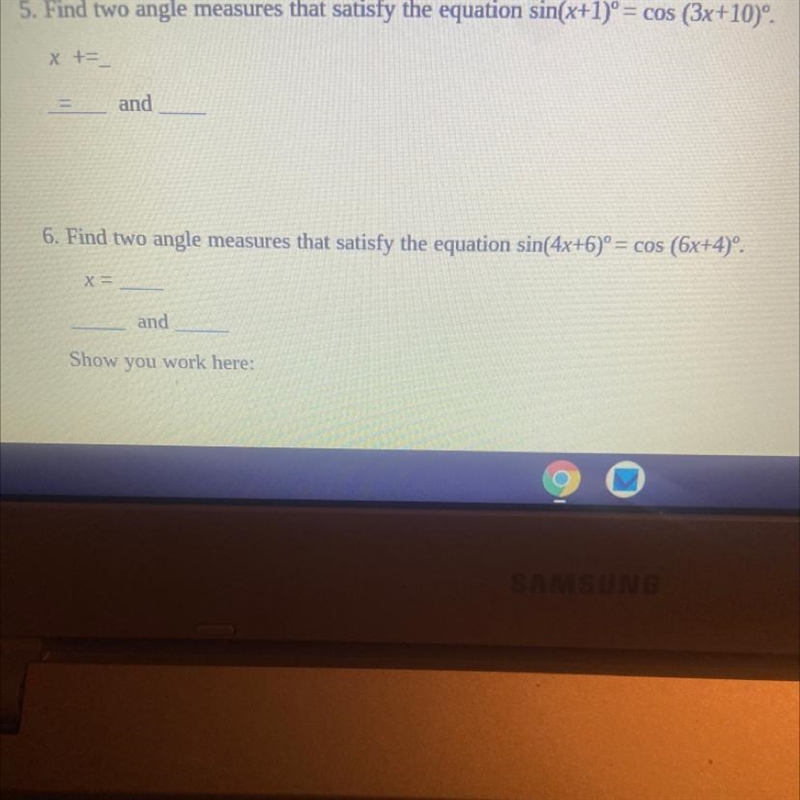 What’s the answer to number 5 and number 6-example-1