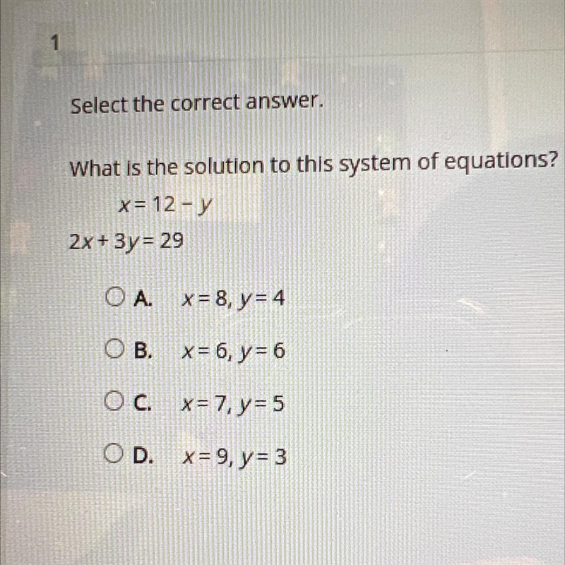 What is the solution to this system of equations?-example-1