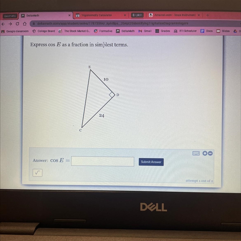 How would i solve for E-example-1