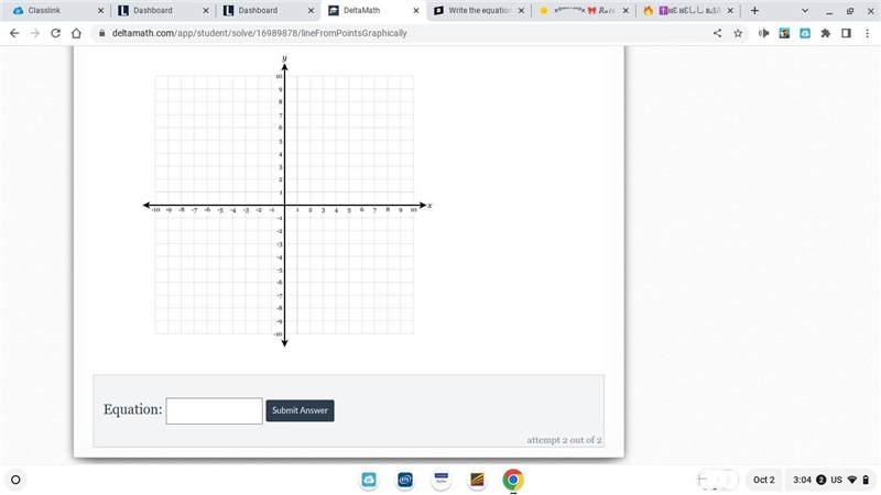 Graph the line that passes through the points (4, 1) and (−8,−8) and determine the-example-1