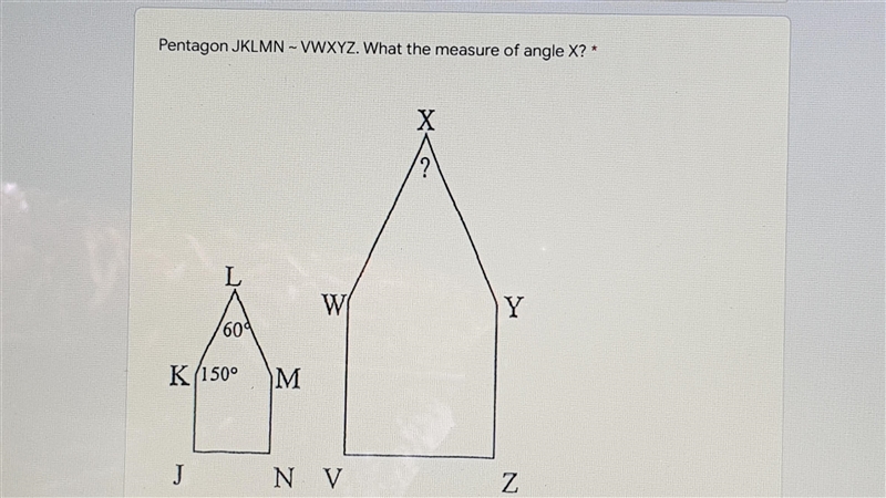 Similar polygons. what is the value of x?-example-1