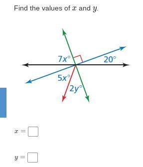 Find the values of X and Y-example-1