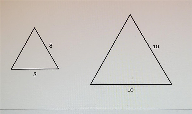 The triangle on the right is a scaled copy of the triangle on the left. Identify the-example-1