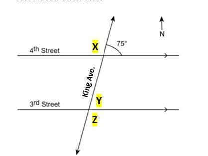 On the map below, all numbered streets run parallel to each other. Both 3rd and 4th-example-1