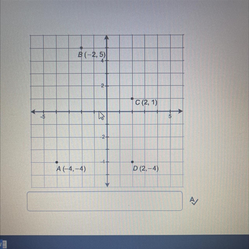 The distance between points A and D is how many units?-example-1