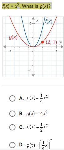 I NEED THIS ASAP!! f(x)=x^2. what is g(x)?-example-1