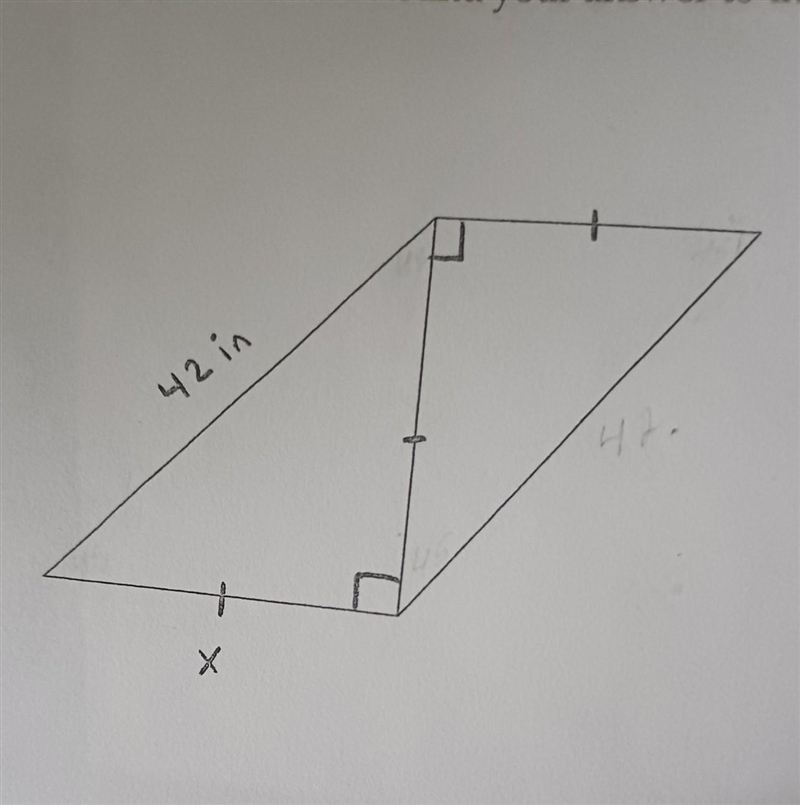 Solve for X. Round your answer to the nearest tenth,if necessary.​-example-1