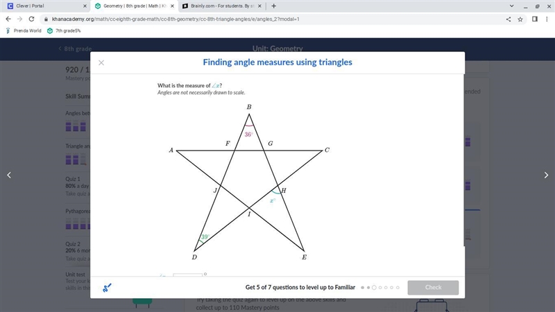 What is the measure of x?-example-1