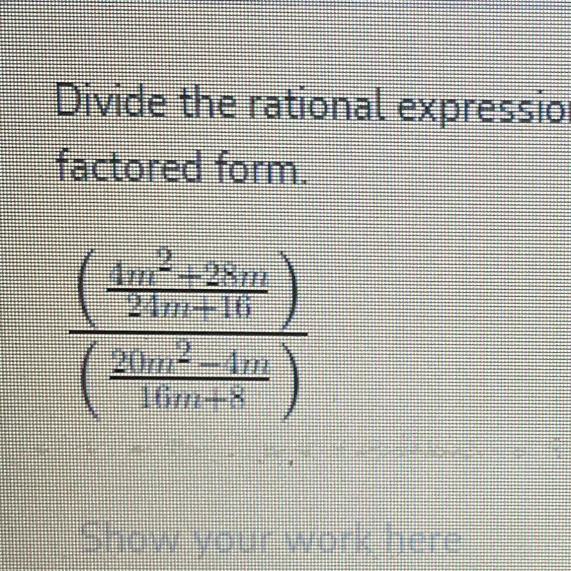 Divide the rational expressions. Write your answer in its fully factored form. Look-example-1