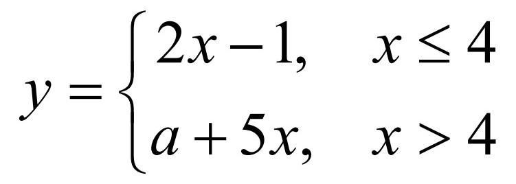 Determine the values for the pronumerals that make the following piece-wise functions-example-1